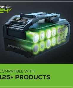 Greenworks 48V 17 Brushless Mower+12 String Trimmer +320CFM Blower, 4.0Ah Batteries and 2A Dual Port Charger - 14