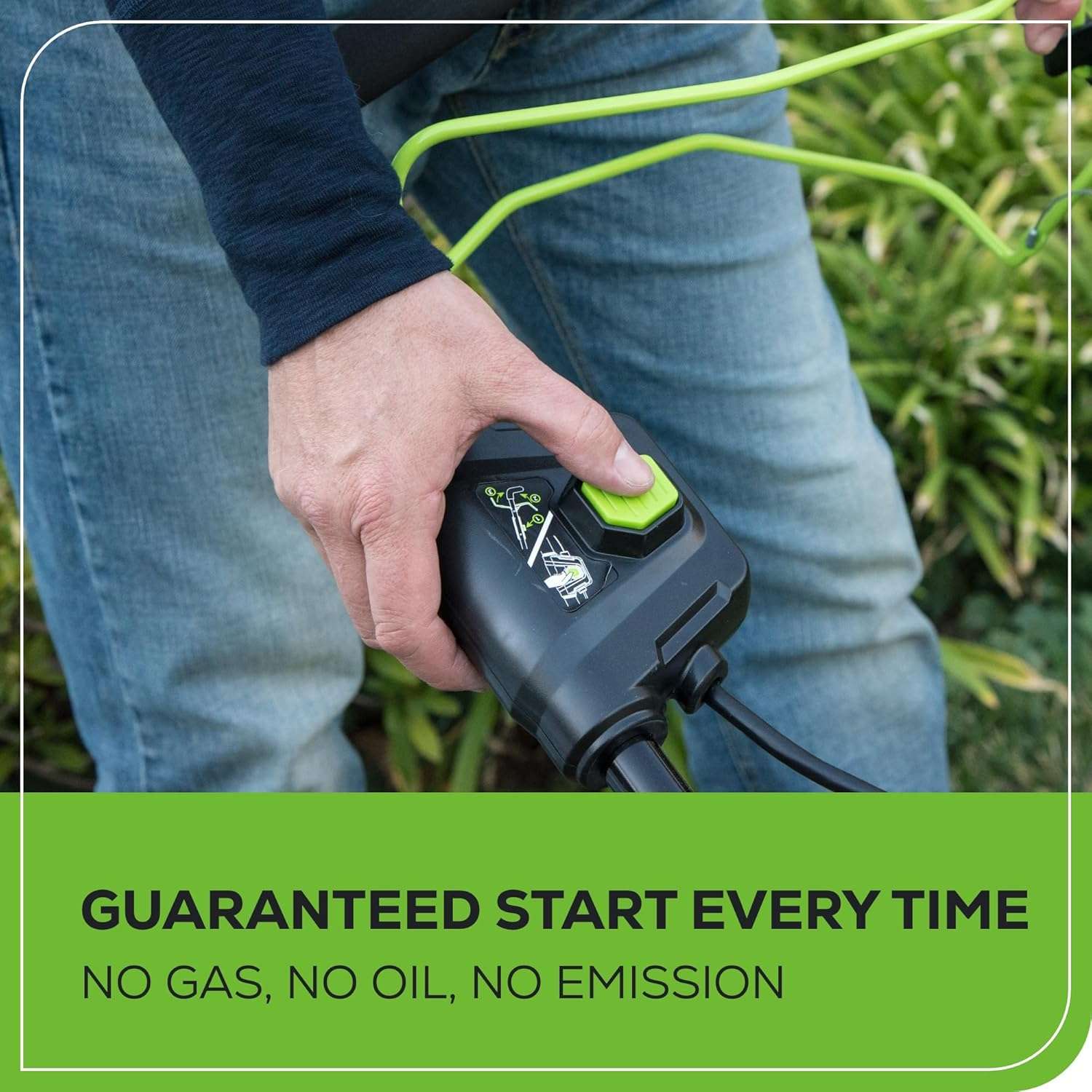 Greenworks 48V 17 Brushless Mower+12 String Trimmer +320CFM Blower, 4.0Ah Batteries and 2A Dual Port Charger - 5