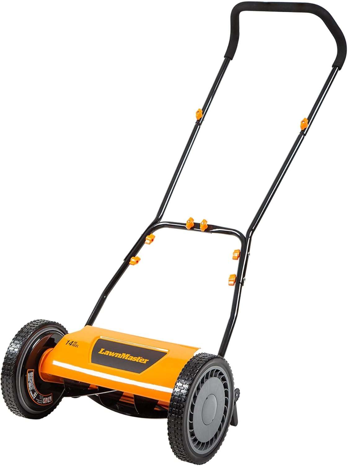LawnMaster LMRM1401 Push Reel Lawn Mower 14-Inch 5-Blade - 1