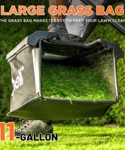 Litheli 40V 16 Electric Lawn Mower Cordless, Brushless Lawnmower with 6-Height Adjust, Portable & Lightweight Push Battery Powered Lawn Mower - 6