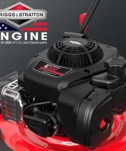 PowerSmart 21 Push Lawn Mower, B&S 125cc Engine, 2-in-1 Mulching and Side Discharge, Lightweight, Easy Assembly, Cordless Push Lawn Mowers for Garden Yard - 2