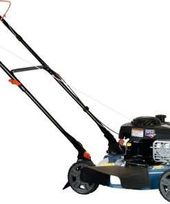 SENIX 20-Inch Gas Lawn Mower with 125 cc 4-Cycle Briggs & Stratton Engine, Side Discharge, 5-Position Single Wheel Height Adjustment - 3