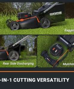 WORX Nitro 40V 21 Cordless Lawn Mower with Aerodeck & Intellicut, Electric Mower with Variable Speed, Self-propelled Lawn Mower WG760 – PowerShare 5.0Ah Batteries & Charger Included - 4