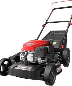 21 Steel Deck Gas Lawn Mower, Heavy-Duty 3-in-1 Push Mower, 144cc 4-Stroke Engine, 6-Position Height Adjustment, Large 1.4 Bushel Grass Catcher, Durable & Efficient for Yard & Garden - 1