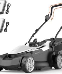 Litheli Lawn Mower 18 Electric Self Propelled for Garden Yards, Lightweight Cordless Lawn Mower Brushless with 6-Position Height Adjustment - 1