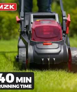 MZK 40V(2 x 20V) 13 Cordless Electric Lawn Mower,with 4-Position Height Adjustment,Compact and Lightweight Push Battery Powered Lawn Mower - 2