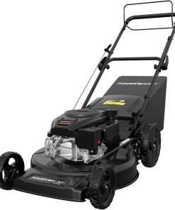 PowerSmart Self Propelled Gas Lawn Mower, 22 in. with 170cc OHV Engine, 3-in-1 Rear-Wheel-Drive High Wheels, Black - 1