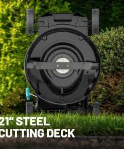 2 - 20V 21 inch Self-Propelled Lawn Mower Cordless, 3-in-1 Brushless Electric Lawn Mower with 6-Position Cutting Height Adjustment, 2 - 8.0Ah Battery & Dual Charger Included - 7