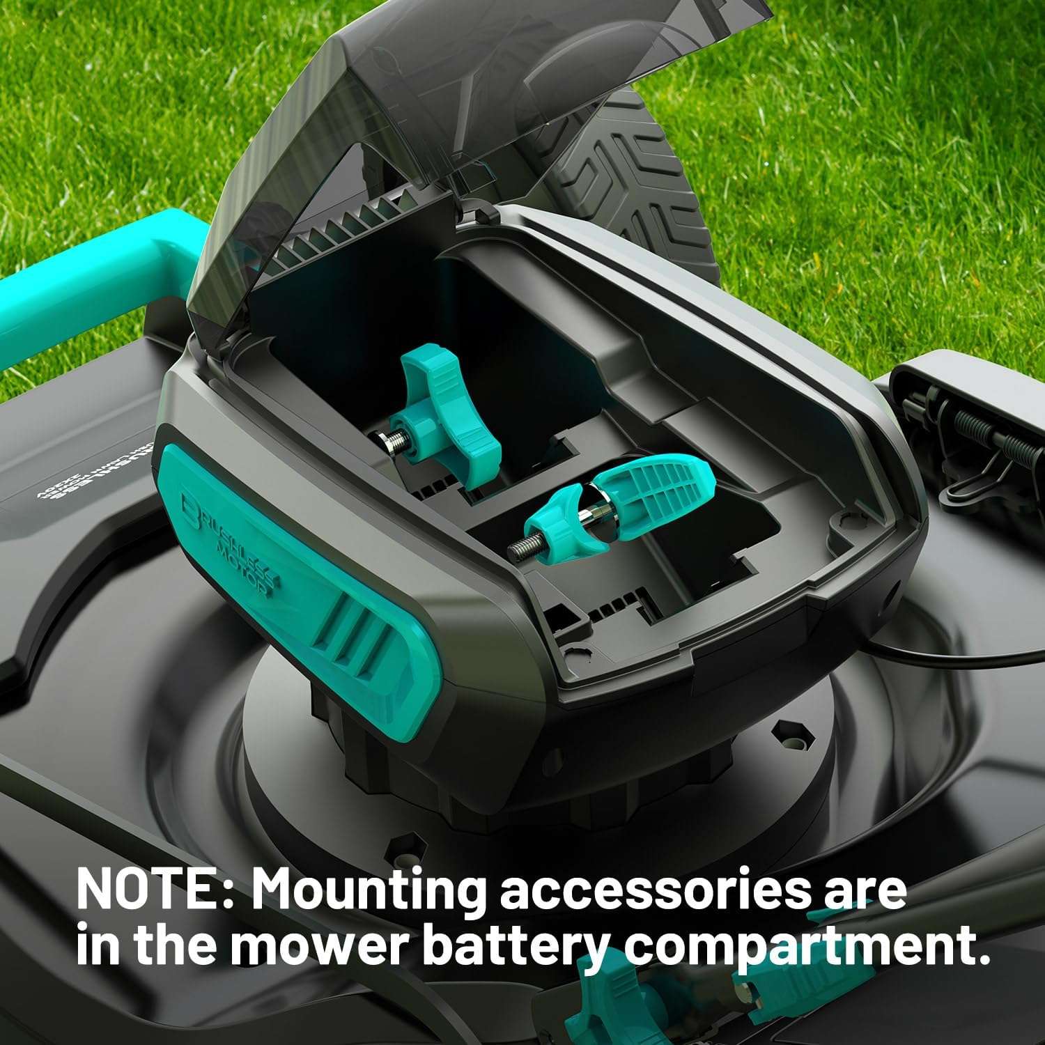 2 - 20V 21 inch Self-Propelled Lawn Mower Cordless, 3-in-1 Brushless Electric Lawn Mower with 6-Position Cutting Height Adjustment, 2 - 8.0Ah Battery & Dual Charger Included - 9