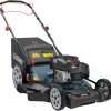 SENIX 22 Gas Lawn Mower, 163cc Self Propelled Gas Powered Lawnmower with B&S 4-Cycle Engine, 3-in-1 Walk-Behind Push Lawn Mowers, 6-Position Height Adjustment, cortadora de pasto, LSSG-H1 - 1