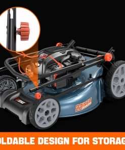 SENIX 22 Gas Lawn Mower, 163cc Self Propelled Gas Powered Lawnmower with B&S 4-Cycle Engine, 3-in-1 Walk-Behind Push Lawn Mowers, 6-Position Height Adjustment, cortadora de pasto, LSSG-H1 - 6