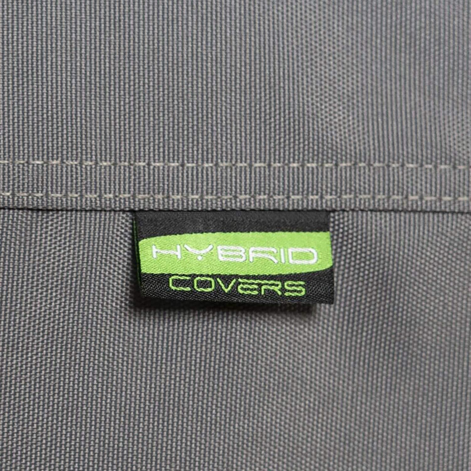 Heavy Duty Lawn Mower Cover - Outdoor All Weather Waterproof-UV Protected Tear Resistant Fabric - Secure Closure with Drawcord Locking System - Universal Fit for Push-Gas & Electric Mower - Size Large - 5