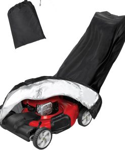 Lawn Mower Cover, Waterproof Push Mower Covers,Dust UV Protection Universal Oxford Lawnmower Covers with Drawstring & Storage Bag - 1