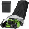 Outdoors Lawn Mower Cover Heavy Duty Waterproof Polyester Oxford Protection Push Mower Cover with Drawstring and Storage Bag - 1