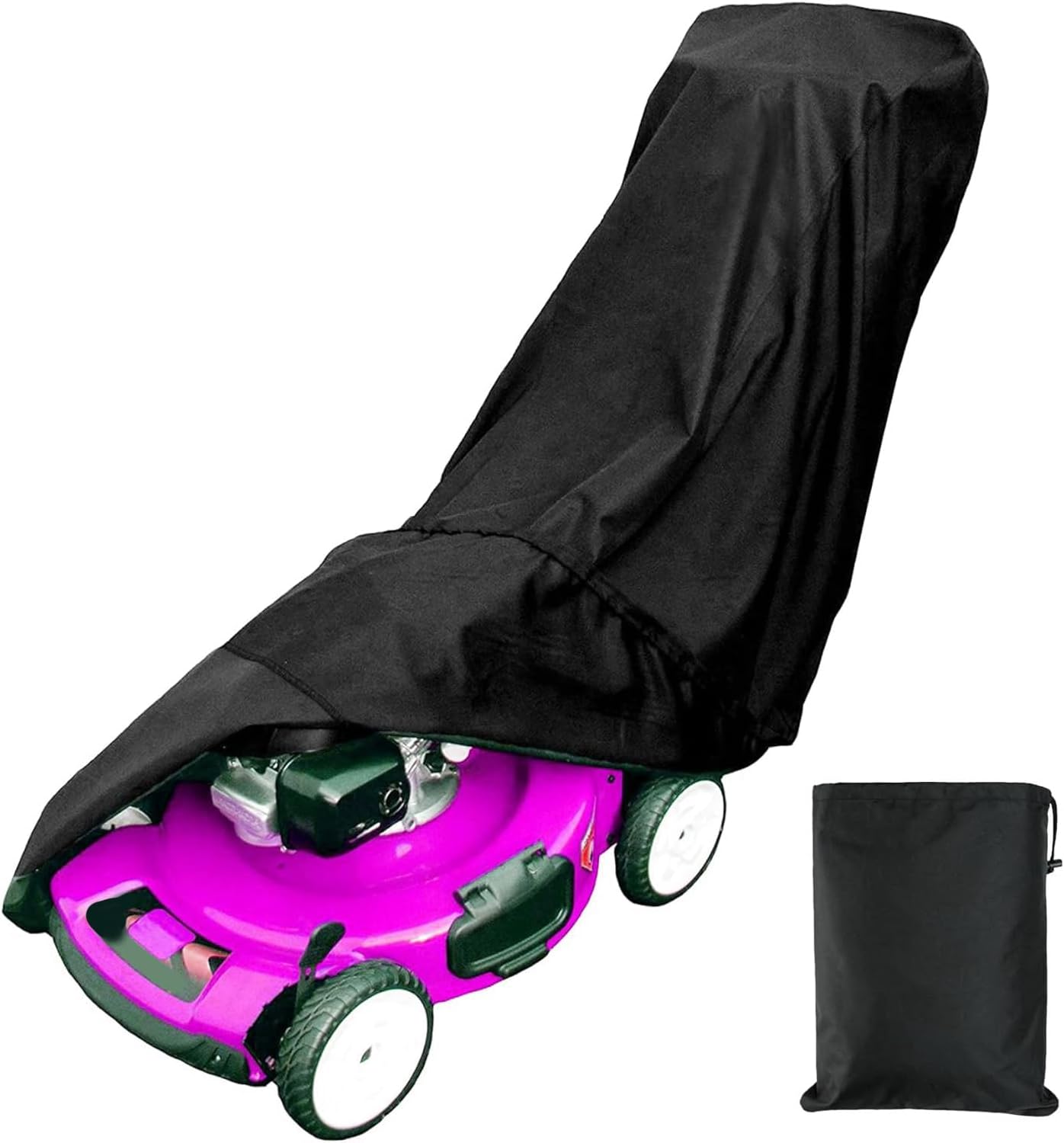 Universal Outdoors Lawn Mower Cover Can Effectively Prevent Water And Dust, Heavy Duty Polyester Oxford Covers Waterproof Dust Fit for All lawn mowers on the market - 1