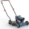 SENIX 20 Gas Lawn Mower, 144 cc Gas Powered Lawnmower, 4-Cycle Engine Walk-Behind Push Lawn Mowers, 3 Position Height Adjustment for Yard and Garden, cortadora de pasto - 1