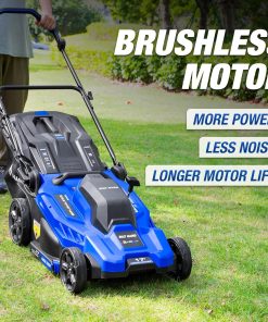 BILT HARD 40V 17 Brushless Cordless Lawn Mower, 2-in-1 Electric Lawn Mower, Push Lawnmower with 6-Position Height Adjustment, 2 x 4.0Ah Batteries & Dual Charger Included - 2