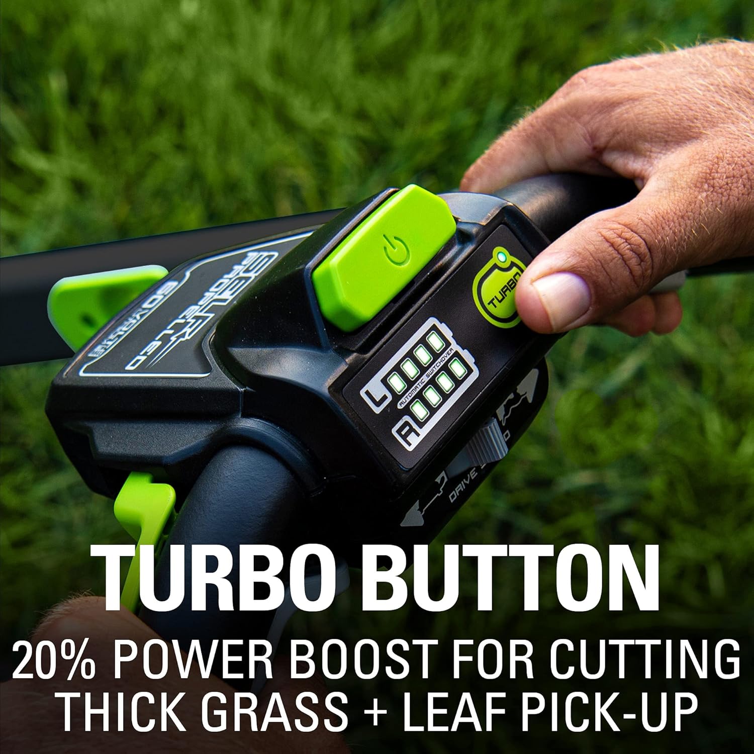 Greenworks 80V 21 Cordless Battery Push Lawn Mower,16 Cordless Battery String Trimmer & 730 CFM Leaf Blower,Combo Kit w- (1) 4.0Ah Battery (1)2.5 Ah Battery and (2)Charger - 5