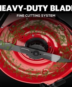 PowerSmart Self Propelled Gas Lawn Mower, 21-Inch with 170cc 4-Cycle OHV Engine 2-in-1 Rear-Wheel Drive Lawnmower with Bagging - 6