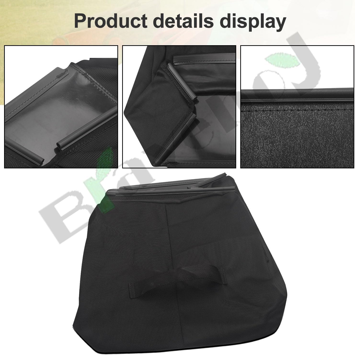 964-04007A 664-04007 Grass Bag Compatible with MTD Troy Bilt 21 Lawn Mower Grass Collection Bag for 664-04011 664-04027 664-04034 & More - (No Frames) - 3