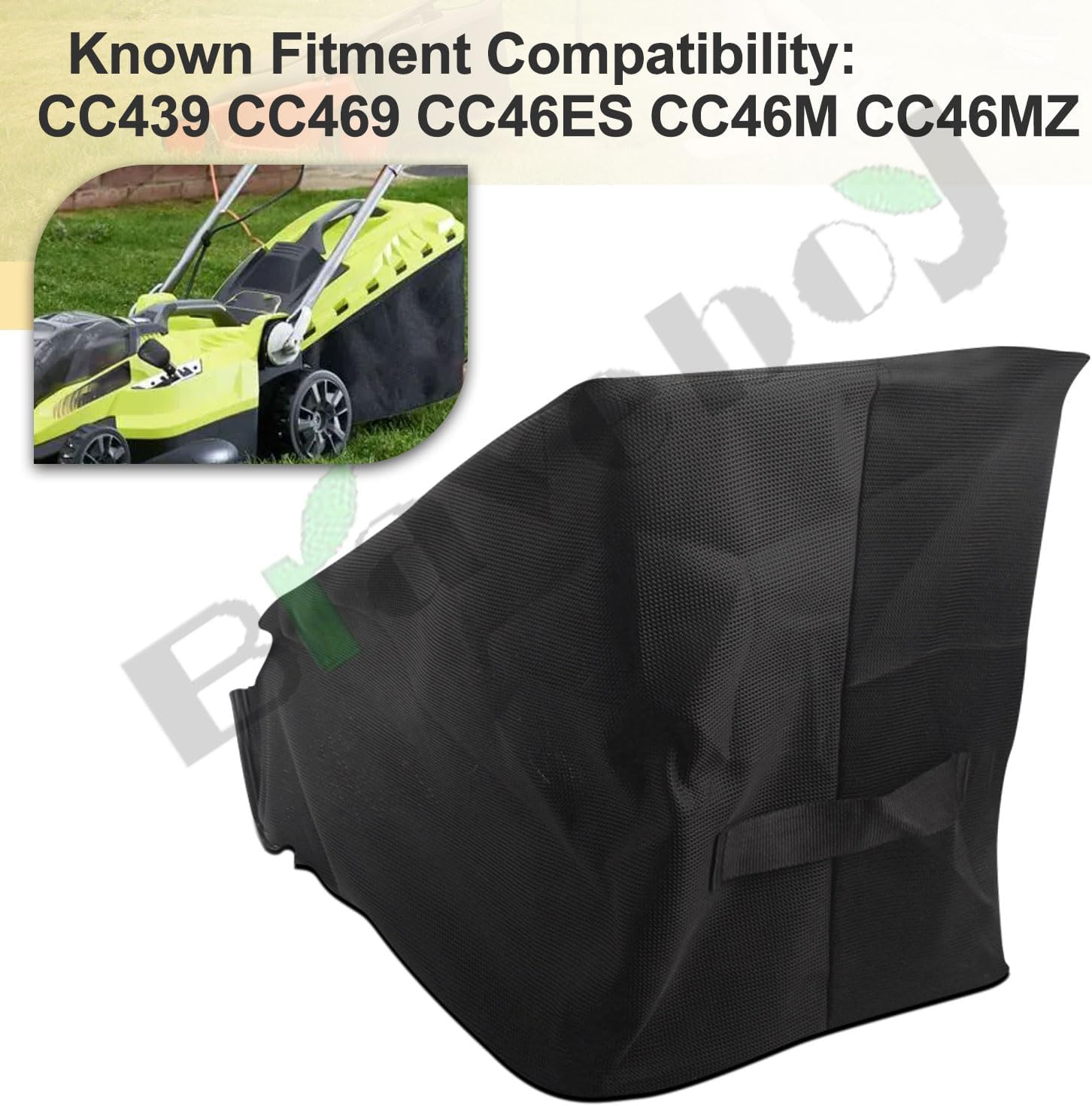 964-04007A 664-04007 Grass Bag Compatible with MTD Troy Bilt 21 Lawn Mower Grass Collection Bag for 664-04011 664-04027 664-04034 & More - (No Frames) - 4