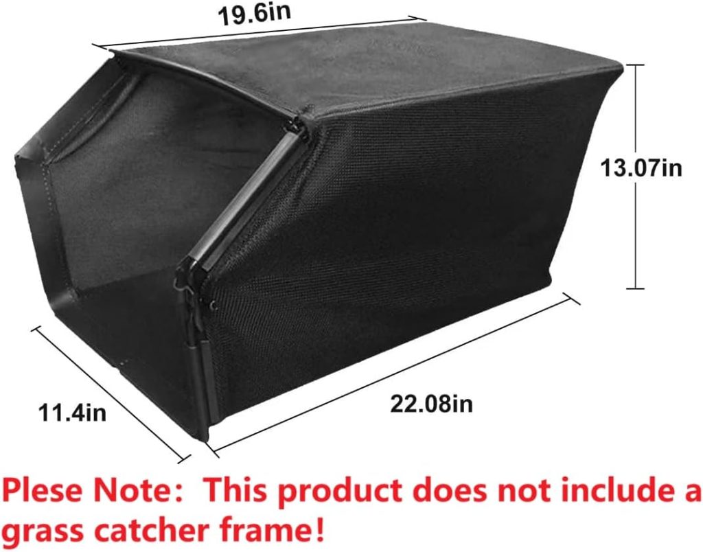 964-04117A 664-04117A Lawnmower Grass Bag for MTD Troy Bilt 21" Lawn Mower 964-04117B 664-04011 664-04027 664-04034 Fit TB110 TB210 TB260 TB130 TB230 TB280ES TB280 (Without Catcher Frame)
