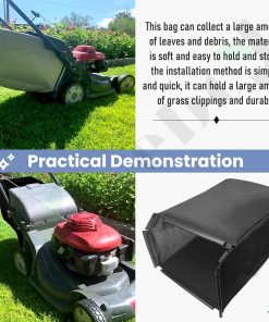 Braveboy Lawn Mower Bag 81320-VH7-D00 Fabric Grass Bag Compatible with HD HRX217 K1-K6 HMAA HXAA HYAA HZAA VKAA【No Framework Included】 Replaces 81320-VH7-000 - 2