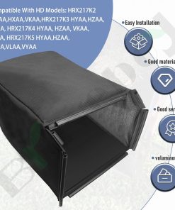 Braveboy Lawn Mower Bag 81320-VH7-D00 Fabric Grass Bag Compatible with HD HRX217 K1-K6 HMAA HXAA HYAA HZAA VKAA【No Framework Included】 Replaces 81320-VH7-000 - 4