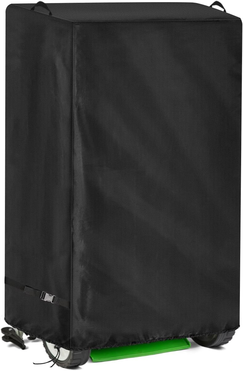 Lawn Mower Cover, Waterproof Cordless Lawn Mower Cover, Riding Lawn Tractor Cover Fits 18-24-Inch Foldable Electric Lawn Mowers, Lawn Mower Storage Cover with UV, Dust, and Dirt Protection - 1