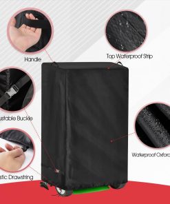 Lawn Mower Cover, Waterproof Cordless Lawn Mower Cover, Riding Lawn Tractor Cover Fits 18-24-Inch Foldable Electric Lawn Mowers, Lawn Mower Storage Cover with UV, Dust, and Dirt Protection - 5