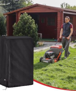 Lawn Mower Cover, Waterproof Cordless Lawn Mower Cover, Riding Lawn Tractor Cover Fits 18-24-Inch Foldable Electric Lawn Mowers, Lawn Mower Storage Cover with UV, Dust, and Dirt Protection - 7