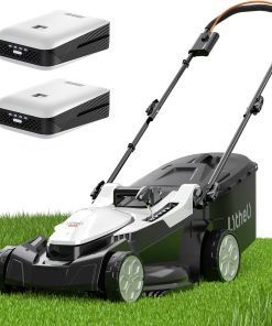 Litheli 40V 16 Electric Lawn Mower Cordless, Brushless Lawnmower with 6-Height Adjust, Portable & Lightweight Push Battery Powered Lawn Mower - 1