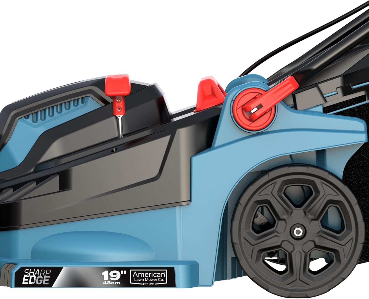 American Lawn Mower Company 51319 19-inch 13-Amp Corded Electric Push Lawn Mower with Grass Bag - 5