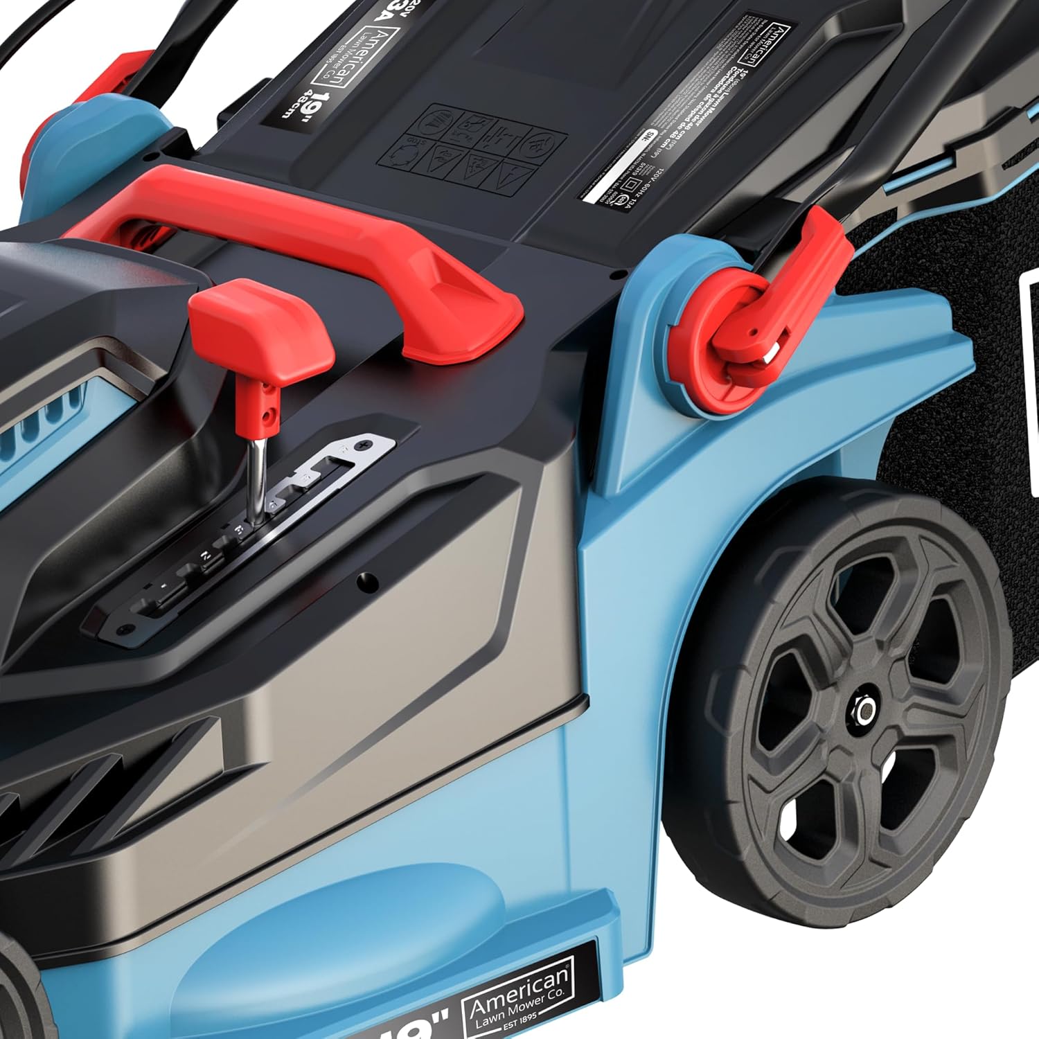 American Lawn Mower Company 51319 19-inch 13-Amp Corded Electric Push Lawn Mower with Grass Bag - 7