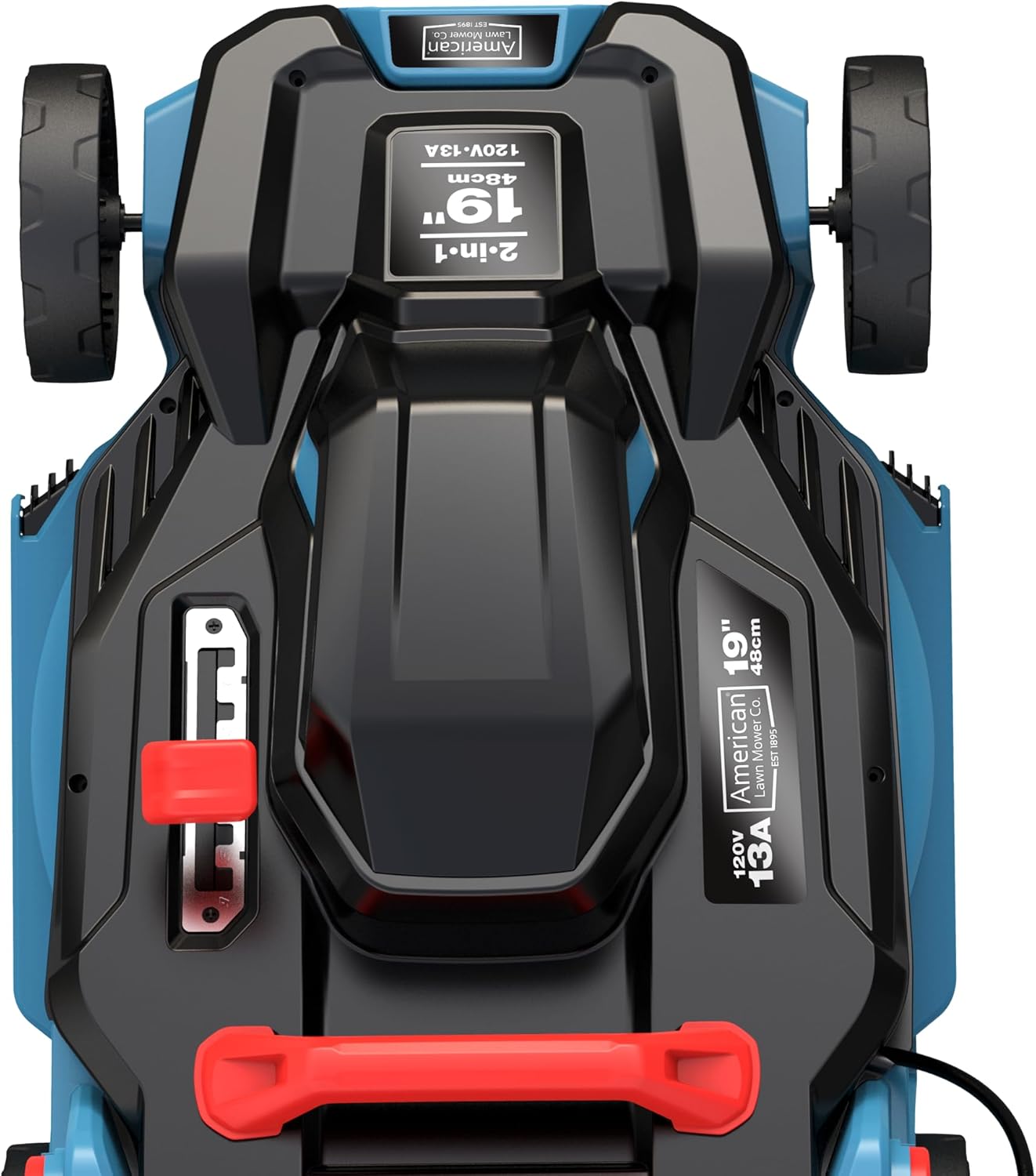 American Lawn Mower Company 51319 19-inch 13-Amp Corded Electric Push Lawn Mower with Grass Bag - 8