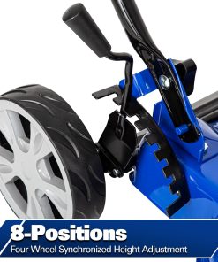 BILT HARD 20'' Push Gas Lawn Mower, 144cc 4-Cycle OHV Engine Walk Behind Lawnmower, Side Discharge with 8-Position Adjustable Cutting Heights for Lawn, Yard and Garden - 2