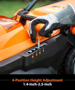 LawnMaster Lawn Mower, Brushless Cordless Lawn Mower 48V MAX 15-inch with 2X24V MAX 4.0Ah Battery and a Dual Charger-CLMF4815E - 6