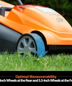 LawnMaster Lawn Mower, Brushless Cordless Lawn Mower 48V MAX 15-inch with 2X24V MAX 4.0Ah Battery and a Dual Charger-CLMF4815E - 7