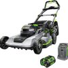 EGO Power+ Electric Lawn Mower, Self-Propelled Cordless with Touch Drive, Includes 56V 7.5Ah Battery and Rapid Charger – LM2125SP - 1