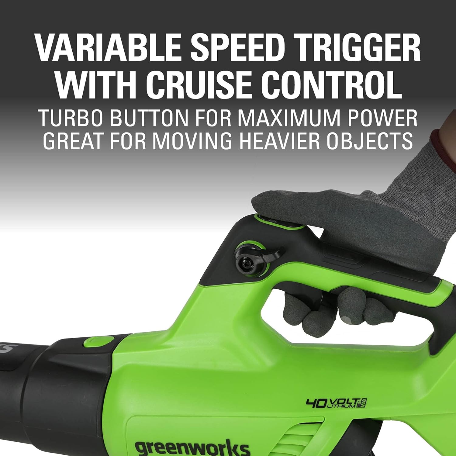 Greenworks 40V 20 Cordless Push Lawn Mower Bundle with Axial Leaf Blower(500 CFM - 120 MPH), 12 String Trimmer, 5Ah + 2Ah Batteries & Chargers - 5