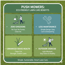 Push Mowers for Eco Friendly Lawn Care