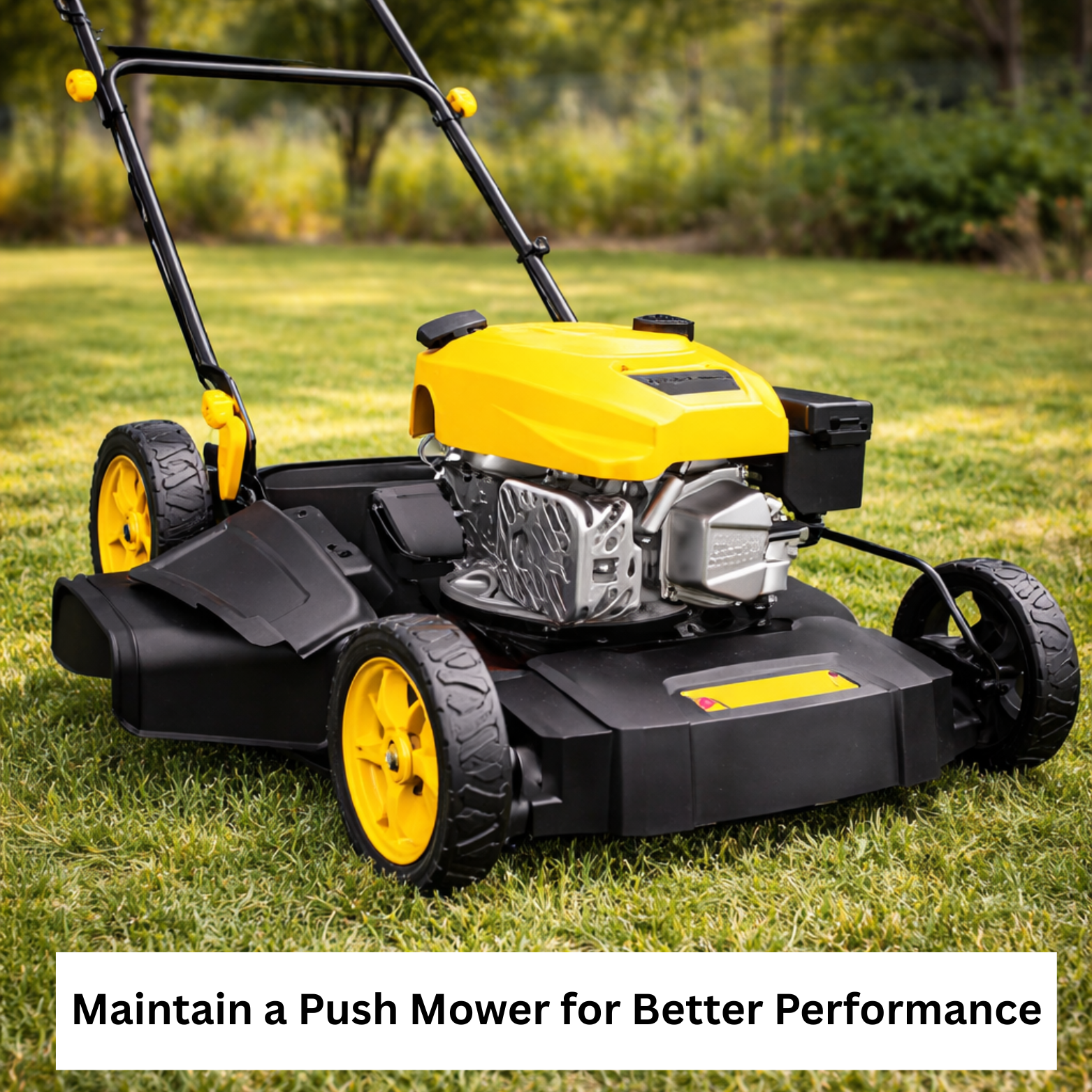 How to Maintain a Push Mower for Better Performance