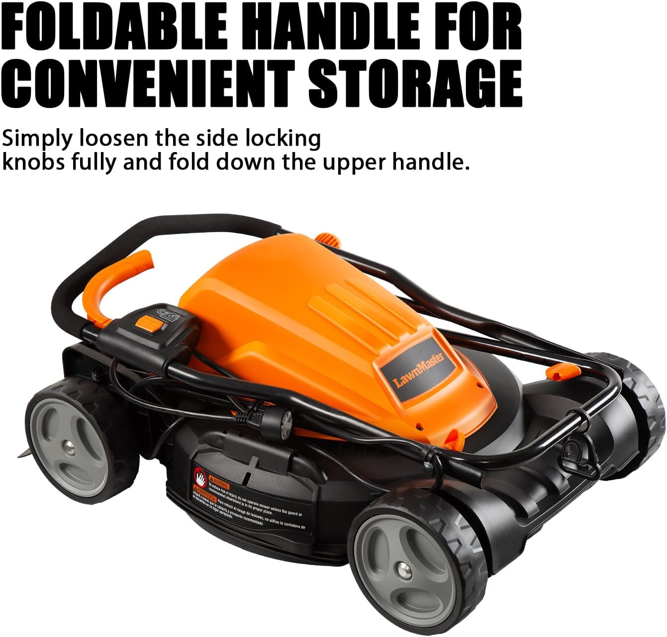 LawnMaster Electric Lawn Mower 12AMP 19-Inch ME1218X.01 - Image 3