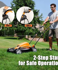 Alternative view of LawnMaster Electric Lawn Mower 12AMP 19-Inch ME1218X.01