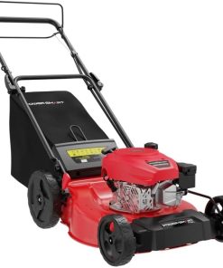PowerSmart 21-Inch 3-in-1 Gas Self-Propelled Lawn Mower,170CC OHV Engine,Bagging-Mulching-Rear Discharging, 6 Cutting Heights, Durable Steel Deck, Rear-Wheel Drive, for Garden, Yard - 1