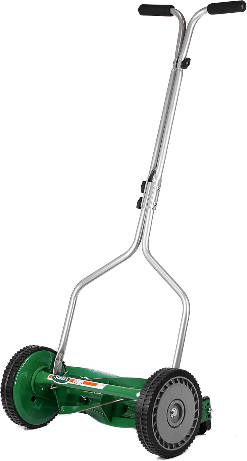 Scotts Outdoor Power Tools 304-14S 14-Inch 5-Blade Push Reel Lawn Mower, Green - 1