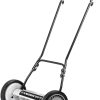 American Lawn Mower Company 1815-18 18-Inch 5-Blade Push Reel Lawn Mower, 18-Inch, 5-Blade, Black - 1