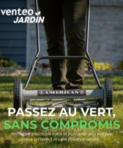 Alternative view of American Lawn Mower Company 1815-18 18-Inch 5-Blade Push Reel Lawn Mower, 18-Inch, 5-Blade, Black