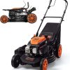 21 Self-Propelled Gas Lawn Mower – 170CC 4-Stroke Engine, 7 Cutting Heights, 3-in-1 Mulch-Bag-Discharge, 1.9-Bushel Large Grass Collector, EPA Compliant - 1