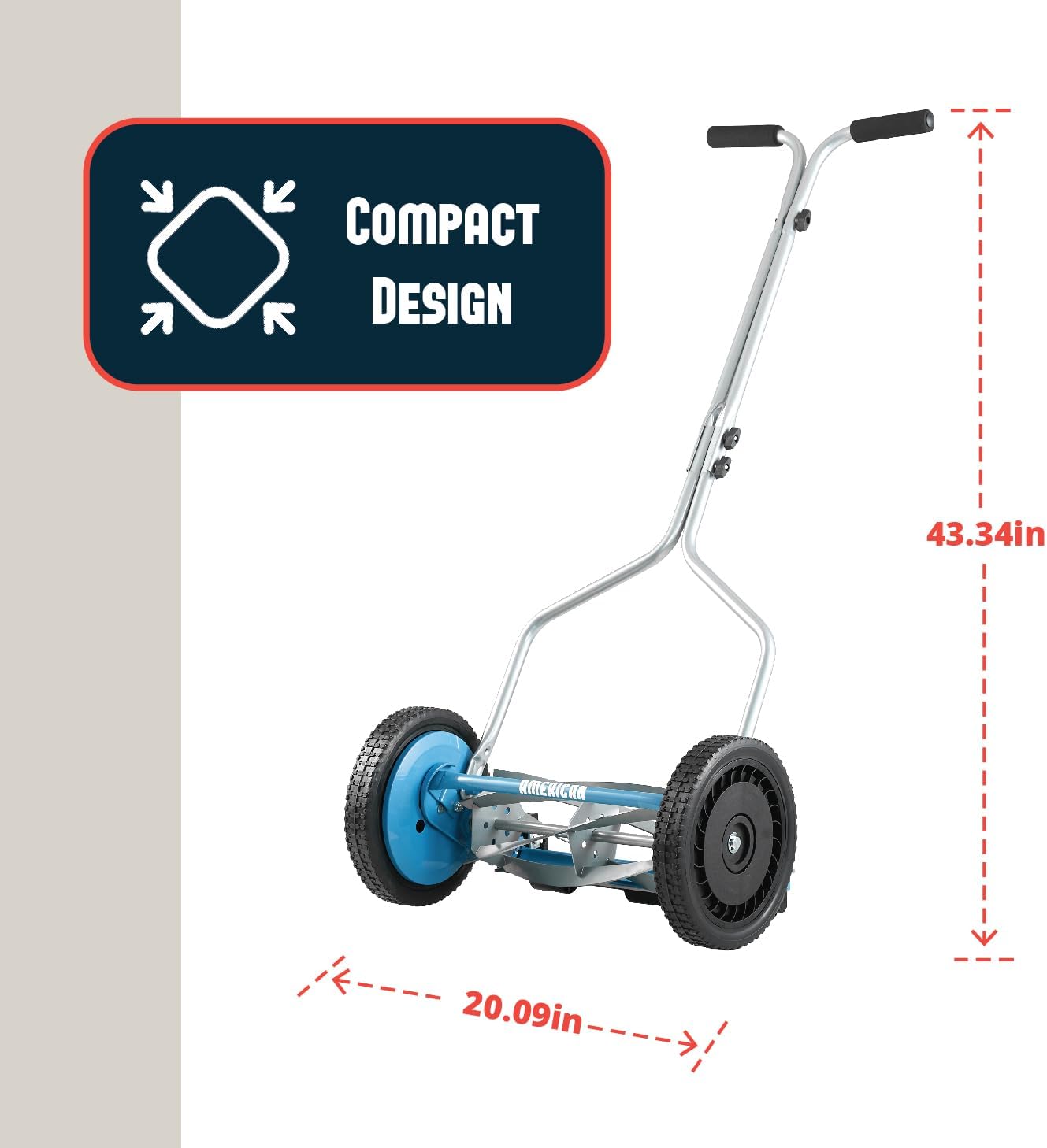 American Lawn Mower Company 1304-14SK2 14-Inch 5-Blade Push Reel Lawn Mower with Sharpener - Image 7